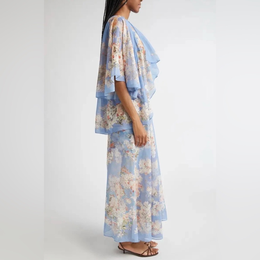 Zimmermann Cascadian Tiered Georgette Maxi Dress - Picture 3 of 10